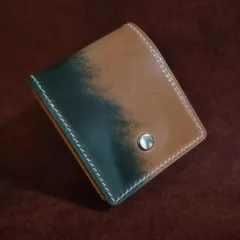⭐︎未使用⭐︎フルロカドシェルコードバン ロングフラップ長財布 マーブルブルー ROCADO ロカド シェルコードバン 長財布 ブルー | CUERO