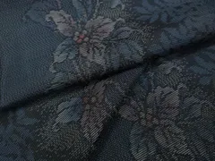 平和屋着物●本場大島紬　9マルキ　枝花間道　正絹　逸品　未使用　CAAY4878ut