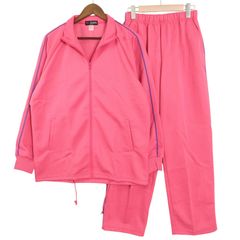 【美品】Galax ギャレックス 通年 ジャージ★ サイドライン セットアップ トラックスーツ Sz.L レディース