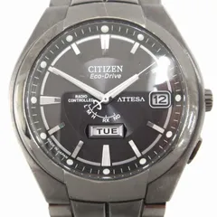 【CITIZEN】　アッテサ　エコドライブ　H106 電波ソーラー　稼動品 2025年最新】シチズン H106の人気アイテム - メルカリ