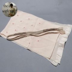 【夏の帯揚げ＆帯締めセット】絽の帯揚げ（部分絞り）・単衣～盛夏帯締め・正絹
