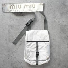 【90s~00s】MIU MIU white shoulder bag archive