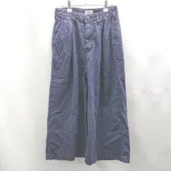 ◇ ⊇ SOMETHING サムシング フレアパンツ サイズS ネイビー レディース E  【1503050042000】