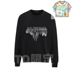 【本日限定特価】Balenciaga メンズ＆レディース スウェットシャツ プリント 400g カタログカラー S-XL [本日特価|新品未使用品]-WTO輸入1