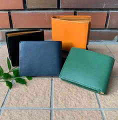 栃木レザー二つ折り財布 内部 姫路レザー 本革 カード大容量 レディース メンズ ギフト