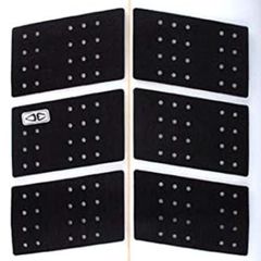 オーシャンアンドアース(OCEAN&EARTH)モンキーマジック6ピースデッキパッドMONKEY MAGIC CENTER 6 PIECE/BLK 保温 ウェットスーツ 防寒 ハーデッキパッチの貼り方剥がし方おすすめフリークス おすすめ フロント 貼り方 フィ