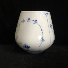 美品 ロイヤルコペンハーゲン ブルーフルーテッド プレイン ベース 箱無し