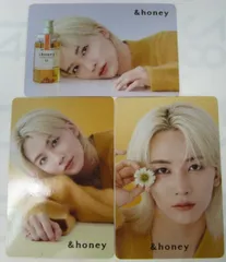 未使用新品 &honey with JEONGHANトレカ オリジナルフォト3枚