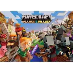 エンスカイ(ENSKY) MINECRAFT Village & Pillage 51×73.5cm ジグソーパズル 1000ピース JIGSAW PUZZLE 1000T-393