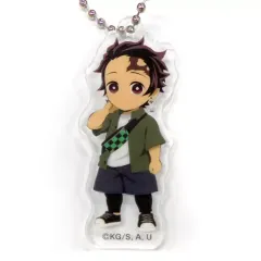 【中古】雑貨 竈門炭治郎 「鬼滅の刃×ローソン アクリルキーホルダー(ローソン夏服)」