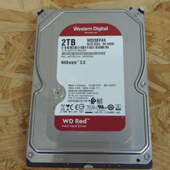 2TB HDD 3.5インチ WD RED （健康状態：正常）