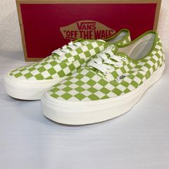 【フォロー10%off】 Vans Authentic Checkerboard Dark Citron