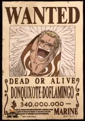 ドフラミンゴ　手配書 パラレル　bgs9.5 ドフラミンゴ 手配書 パラレル bgs9.5 - メルカリ