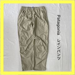 Patagonia 　パタゴニア　ナイロンパンツ　レインパンツ　シャカシャカ　ウィンドブレーカー　スポーツ　アウトドア　キャンプ　登山　ボトムス　ウエストゴム　メンズ　M