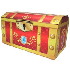 キングダム 宝箱 ギフトボックス ラッピング デザインダンボール箱 おもちゃ箱 メッセージカード ぴきしぇも