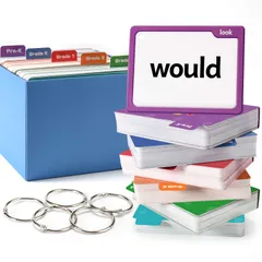 600 サイトワード、Dolch ＆ Fry 高周波サイトワードフラッシュカード 幼稚園 ホームスクーリング用品 ゲーム 子供用 幼稚園/幼稚園/1/2/　並行輸入 : Sight Words⁄Phonics フラッシュカード Dolch \u0026 Fry 高