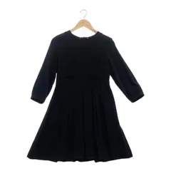 nano universe ナノユニバース ひざ丈ワンピース レディース FREE ブラック 20240501-0003