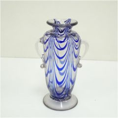 希少】チェコ製 ボヘミアガラス コバルトブルー 金彩カット - メルカリ