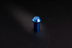(カザマオート製）スピンターンノブ　ネジ式（トヨタ）Sブルー JZX90/100/110 コペン/RX-7/FC/FD