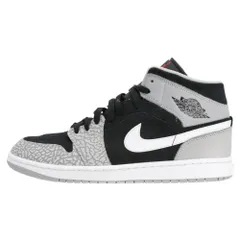 NIKE (ナイキ) AIR JORDAN 1 MID SE DM1200-016 エアジョーダン1 エレファントブラック ミッドカットスニーカー US11/29cm グレー/ブラック