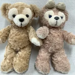 ディズニー　ダッフィー＆シェリーメイ　ぬいぐるみ　マグネット　バッチ　D117