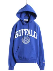 【お得なクーポン配布中!】 チャンピオン 2段 カレッジ プリント スウェット フード パーカー メンズ レディース XS / Champion ワンポイント プルオーバー トレーナー