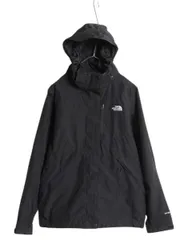 【お得なクーポン配布中!】 ノースフェイス HYVENT マウンテンパーカー ジャケット レディース M / アウトドア ナイロン フルジップ ブルゾン マンパ ワンポイント 黒