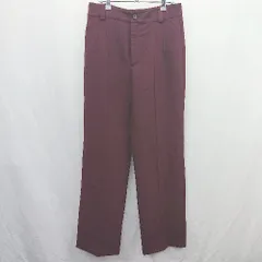 ◇ Θ ZARA ザラ スラックス サイズEUR M ボルドー系 メンズ E  【1506300022661】