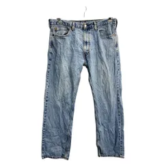Levi's 505 デニムパンツ W36 リーバイス レギュラーフィット ビッグサイズ ライトブルー コットン 古着卸 アメリカ仕入 2502-898