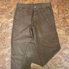 USA製 EARTH コットンパンツ M ブラウン アース チノパンツ ワークパンツ ボトムス ユーズド USED ヴィンテージ ビンテージ VINTAGE 古着 アメリカ製 MADE IN USA