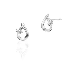 【新着商品】canal4℃(カナルヨンドシー)K10ホワイトゴールド(WG)ピアス 151826153201