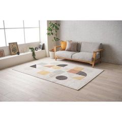 unico ウニコ MOSTE ラグ 120×180cm 北欧モダン オレンジ系 - メルカリ