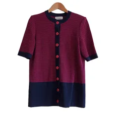 イヴサンローラン 長袖ロングカーディガン ニット ブルー レディース M 楽天市場】カーディガン（ブランドイヴ・サンローラン