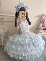 アンドロミオ 水色ゴスロリドレス - メルカリ