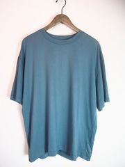 正規 ATON エイトン SUVIN 60/2 OVERSIZED T-SHIRT オーバーサイズ SS 半袖 Tシャツ カットソー KK.AG.SM.0015 青 ブルー 4(L)719P★2