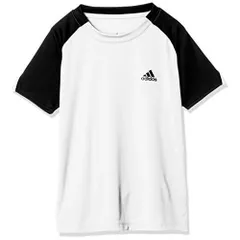 アディダス(adidas) テニス ボーイズ クラブ Tシャツ FUC84-DU2478 ホワイト/ブラック 120cm