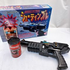 レトロ バンダイ シューティンブル 1994年製 動作確認済 箱・ターゲット付き 光線銃 電動ターゲット ゲーム ビンテージ 昭和レトロ 玩具 おもちゃ BANDAI SHOOTIN’BULL VINTAGE TOY コレクション レーザーガン