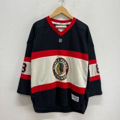 Reebok リーボック 90s Chicago Blackhawks Patrick Kane 88 ユニフォーム ユース ゲームシャツ ホッケーシャツ L 10123735