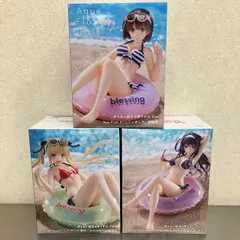 未開封 冴えカノ Aqua Float Girls フィギュア 3体 まとめ セット 加藤恵 霞ヶ丘詩羽 澤村・スペンサー・英梨々 / 冴えない彼女の育てかた タイトー プライズ