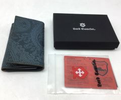 5212 【箱付き】Lord Camelot 名刺入れ カードケース パスケース 栃木レザー カービング 本革 ロードキャメロット  レザー小物