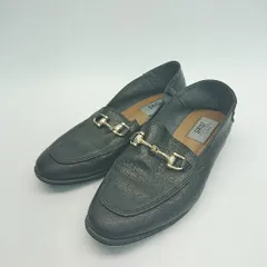 ◇ GRISE LeTalon ワンポイント 柔らか素材 フラット 軽量 ローファー サイズ22 ブラック レディース E  【1305290021926】