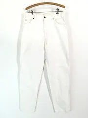 古着 90s USA製 Levi's 550-0251 ホワイト デニム パンツ ジーンズ テーパード W34 L32 