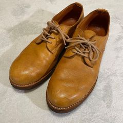 【STYLE CRAFT】26.0㎝　スタイルクラフト　クレープソール　プレーン　本革　キャメル　踵部分△