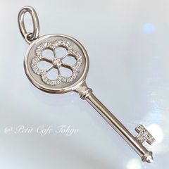 ティファニー TIFFANY＆CO ブロッサムキー　ダイヤモンド 18KWG