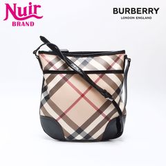 BURBERRY バーバリー ショルダーバッグ ノバチェック エナメル