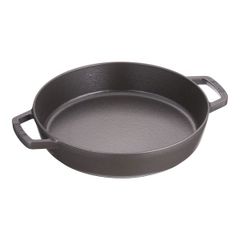 STAUB 20cm ラウンドホットプレート 蓋なし 5個セット ストウブ 黒