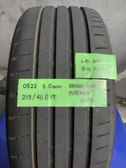 値下げ［送料込み］ 215/40R17 BRIDGESTONE POTENZA S007A ブリヂストン ポテンザ 中古タイヤ1本
