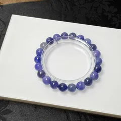 天然美品★【タンザナイト】★ブレスレット 天然石B  8.5-9mm  ZB8221