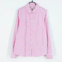 Banana Republic(バナナリパブリック) レディース ストライプ 長袖シャツ ピンク ( HU38069 )
