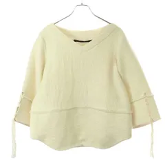 muller of yoshiokubo ミュラーオブヨシオクボ 18AW フリンジプルオーバーニットセーター MLF18202 アイボリー 36のサムネイル